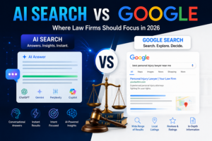 AI Search vs Google Where Law Firms Should Focus in 2026