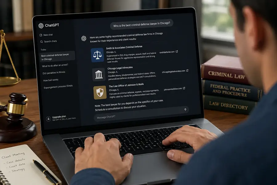 How Criminal Defense Lawyers Can Appear in AI Search Results