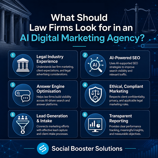 AI Digital Marketing Agency for Law Firms – Key Selection Factors